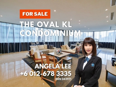 The Oval, KLCC Residential Luxury condo 3,897sf ID Unit for Sales