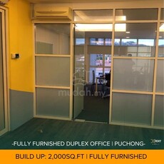 Fully Fitted Duplex Office for rent @ IOI Boulevard, Puchong, Selangor