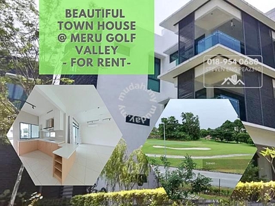 Beautiful Town House Meru Eco Village @ Meru Valley Golf Resort