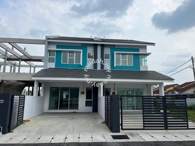 Full Loan New Double Storey Terrace house Lahat Baru Ipoh Perak