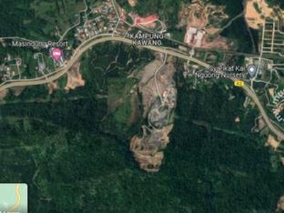 NT1.85acs Flat land Roadside at Pan Borneo Highway Kinarut