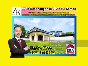 Bukit Kesenangan @ Jalan Abdul Samad 2 Storey Bungalow House For Sale