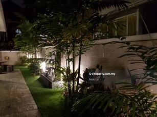 Duta Tropika 3 storey courtyard villa semi-d fully furnished for rent