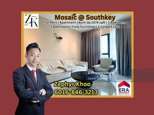 Mosaic @ Southkey Apartment Fully Furnished For Rent
