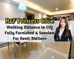 R&F Princess Cove, Fully Furnished, Sea View, Walking Distance to Ciq