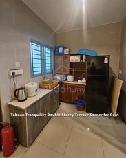 Tabuan Tranquility Double Storey Terrace Corner for Rent ❗❗
