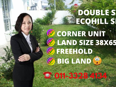 Setia Ecohill Semenyih Selangor @ Corner Double Storey House For Sale