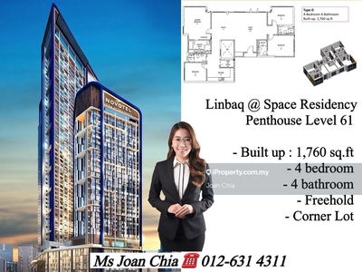Linbaq Space Residency Penthouse Limited Unit