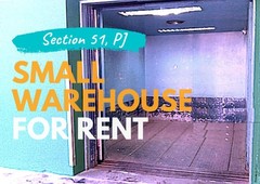 E-COMMERCE WAREHOUSE WITH SECURITY FOR RENT IN PJ SELANGOR