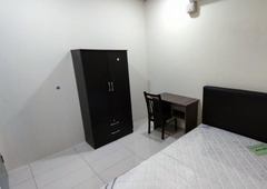 1 month rental deposit & Fully furnished Single Room near to LRT/Monorail Stations