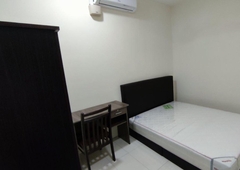Fully furnished Comfortable Queen Size Bed Single Room