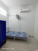 New private AC room in high end security area free parking walkable to Setia City Mall cheap rental