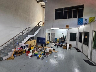 1.5 Storey Factory For Rent Bukit Minyak Furnished and Partitioned