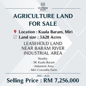 Agriculture Land at Kuala Baram, Miri [3.628 Acres]