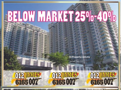 Below market 60k/best invest/own stay/kuchai lama/happy garden/kl