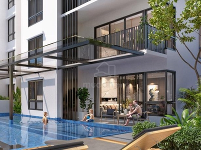 Condominium Unit with Private Pool (200m from AEON Ayer Keroh)