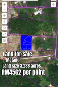 Matang 12th Mile 3.288 Acres Land