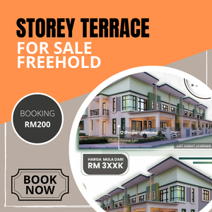 Open for Bumi Lot , Freehold 2 Storey Terrace