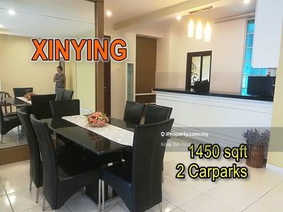 Full Furnished & Renovated Unit, 1450 Sqft With 2 Carparks