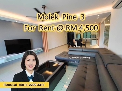 Molek Pine 3, Taman Molek low floor fully furnished cosy unit