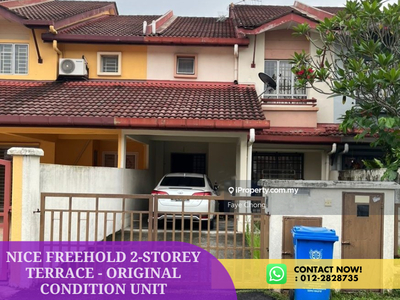 Nice Freehold 2-Storey Terrace In Shah Alam - Original Condition Unit