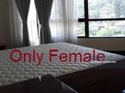 Only Female Bedroom Renting Millennium Place Next To LRT