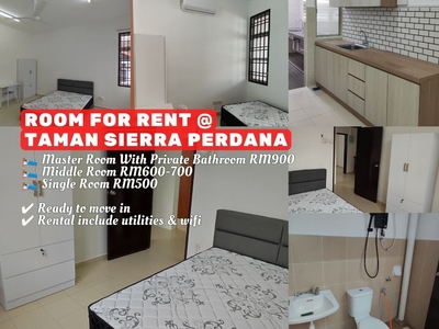 Room for Rent @ Taman Sierra Perdana, Masai