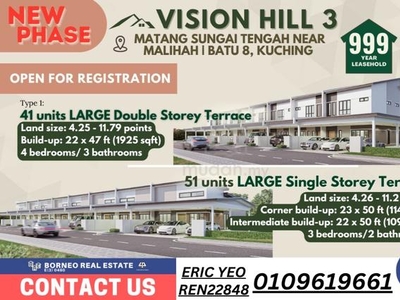 Affordable New Single Storey Terrace @ Jalan Moyan Matang near Malihah