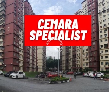 (CashBack)(FullLoan) Cemara Apartment Cheras LRT walking Bayu Tasik