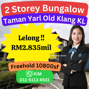 Cheap 2 Storey Semi D Bungalow @ Taman Yarl Jalan Klang Lama Kl