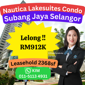 Cheap Rm512k Nautica Lake Suites Condo @ Subang Jaya