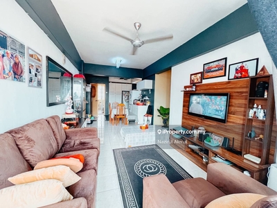 Corner Unit Reno Cantik Pandan Utama Apartment, Ampang Jaya Selangor