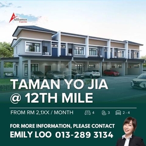 Double Storey Semi D & Terrace House at 12th Mile
