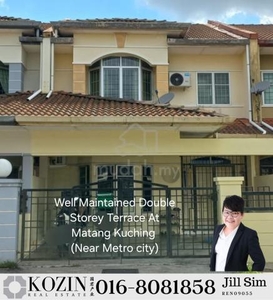 Double Storey Terrace House At Matang Indah Kuching