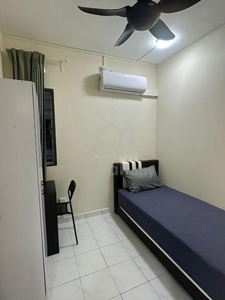 Fully Furnished Room, D'Aman Crimson Condo, LRT Lembah Subang, MRT Bus