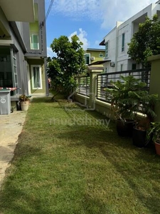 Fully renovated & furnished double storey terrace end lot in Sendayan