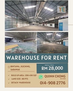 Kuching Bintawa Detached Warehouse for Rent