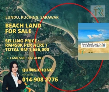 Kuching Lundu Beach Land For Sale