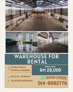 Kuching Muara Tabuan Detached Warehouse For Rent