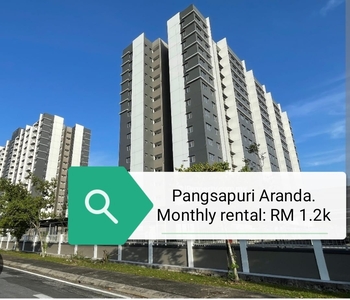Pangsapuri Aranda + Lowest Rental + Affordable Rental + Sewa Terendah + Kota Kemuning