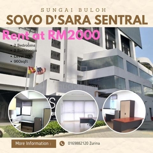Partially Furnished SoVO at Sungai Buloh