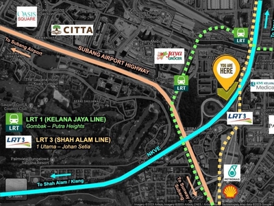Pinnacle Ara Damansara, LRT Project, TOD Project, Linked Public Transport.