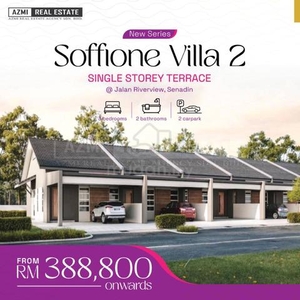 Single Storey Terrace Homes At Soffione Villa II, Senadin