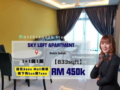 Sky Loft Apartment, Bukit indah, Beside Aeon, Cw bus To Tuas, Bumi Lot