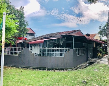 TERMURAH TANAH LUAS CORNER LOT Single Storey Terrace Sek 24 Shah Alam