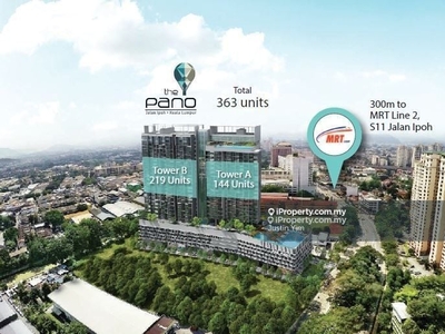 The Pano Service Residence For Auction walking distance to MRT