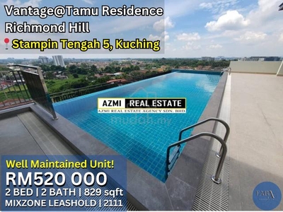 Vantage Residence@Tamu Apartment,Richmond Hill❣️Stampin Tengah, Kuching