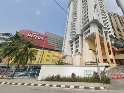 Freehold 3 Rooms LRT Villa Puteri Condominium, Chow Kit, Kuala Lumpur For Sale