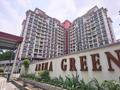 Freehold Apartment 2 Rooms Condo LRT Arena Green Bukit Jalil For Sale