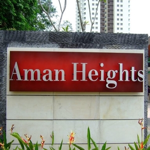 Freehold Apartment 3 Rooms Aman Heights Condominium Taman Bukit Serdang Seri Kembangan For Sale